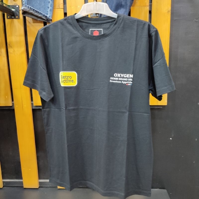 OXYGEN ORIGINAL 014 Atasan Kaos Oblong Pria Lengan Pendek