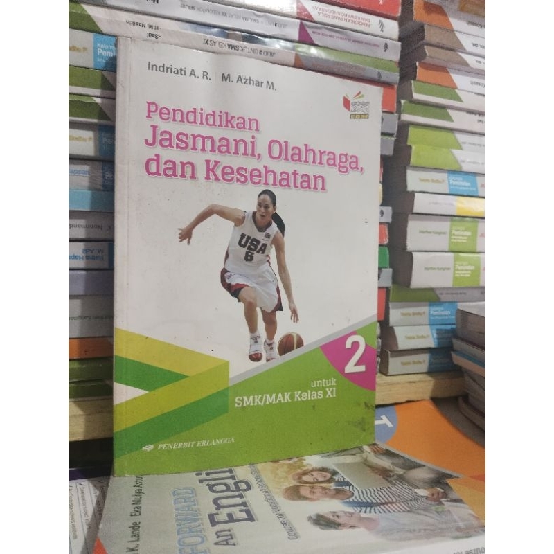 buku pjok/pendidikan jasmani olahraga dan kesehatan/penjaskes/penjasorkes untuk smk mak kelas 11/XI/