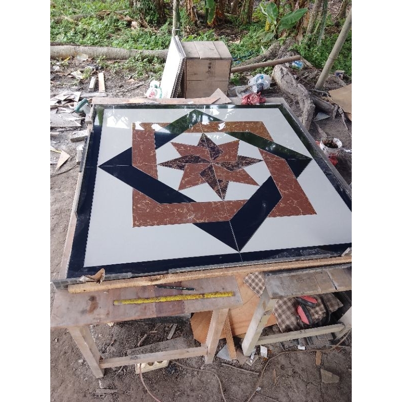 granit motif pola lantai teras dll