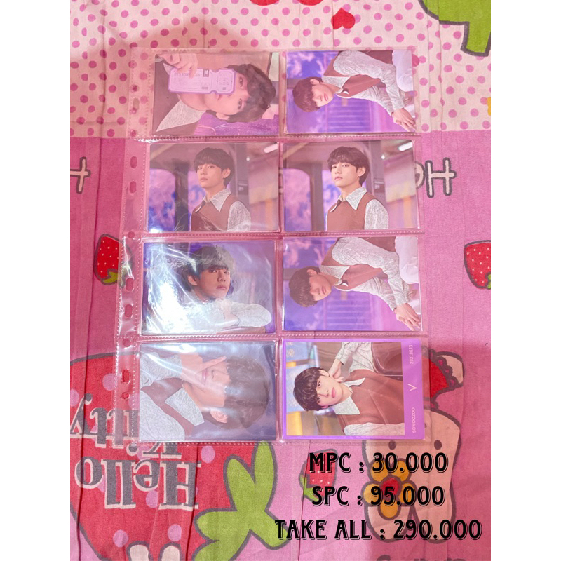 MPC MINI PHOTOCARD SOWOZOO TAEHYUNG JUNGKOOK SPC SPECIAL PHOTOCARD SOWOZOO