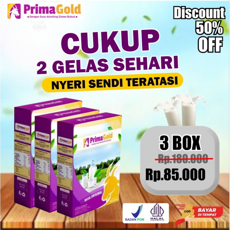 

Paket 3 Box Susu Prima Gold original Murah