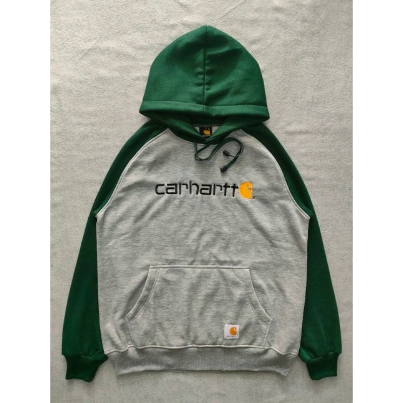 TERBARU JAKET SWEATER HOODIE TEBAL KOMBINASI WARNA CARHAT PREMIUM MURAH GRATIS ONGKIR