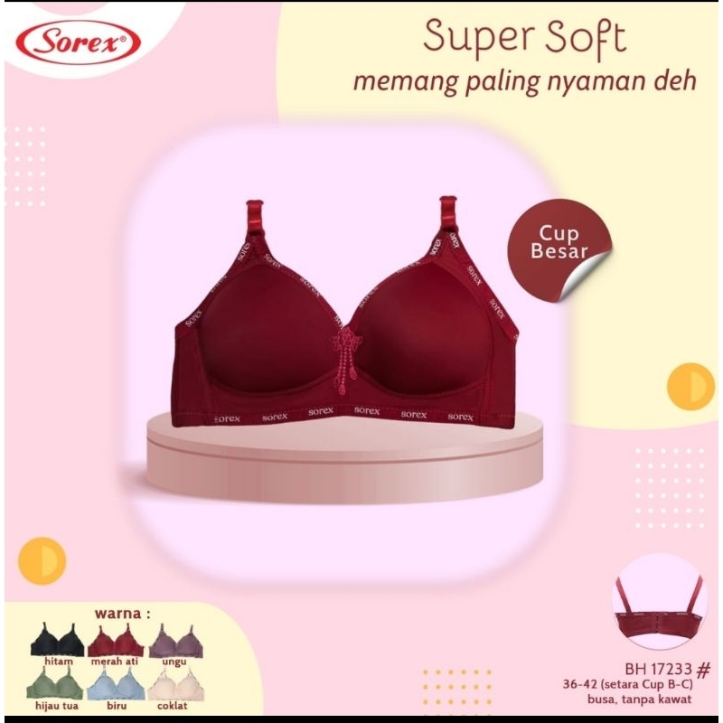 Bh Sorex 17233 Cup Besar casual style bra