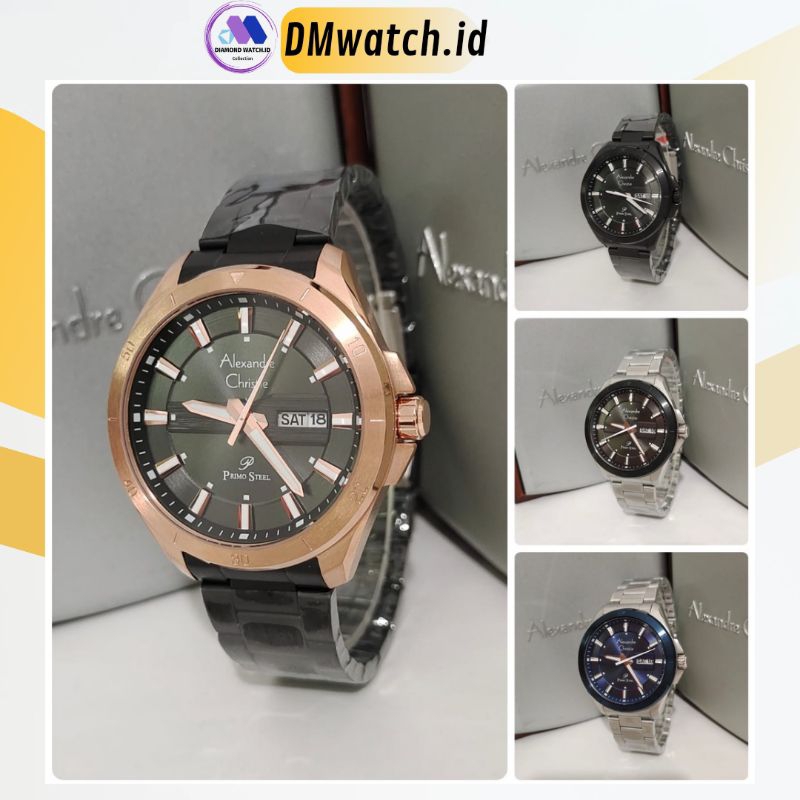 Jam Pria Alexandre Christie AC6670 AC 6670 Original Garansi Resmi Alexander Christie Free Baterai