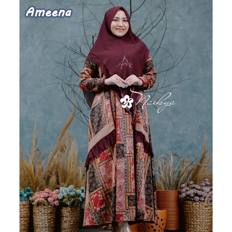 GAMIS WANITA AMEENA SYAR'I by NAZKYA