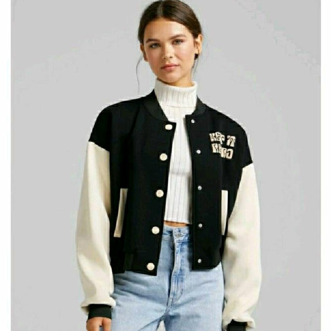 jacket baseball casual / varsity jacket baseball / JACKET KEEP IT RETRO BASEBALL