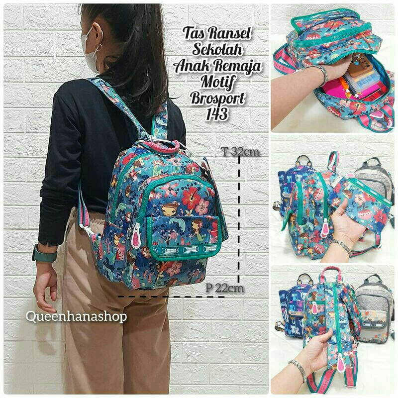 New Tas Ransel Sekolah Tas Ransel Anak Remaja Motif Keren 143