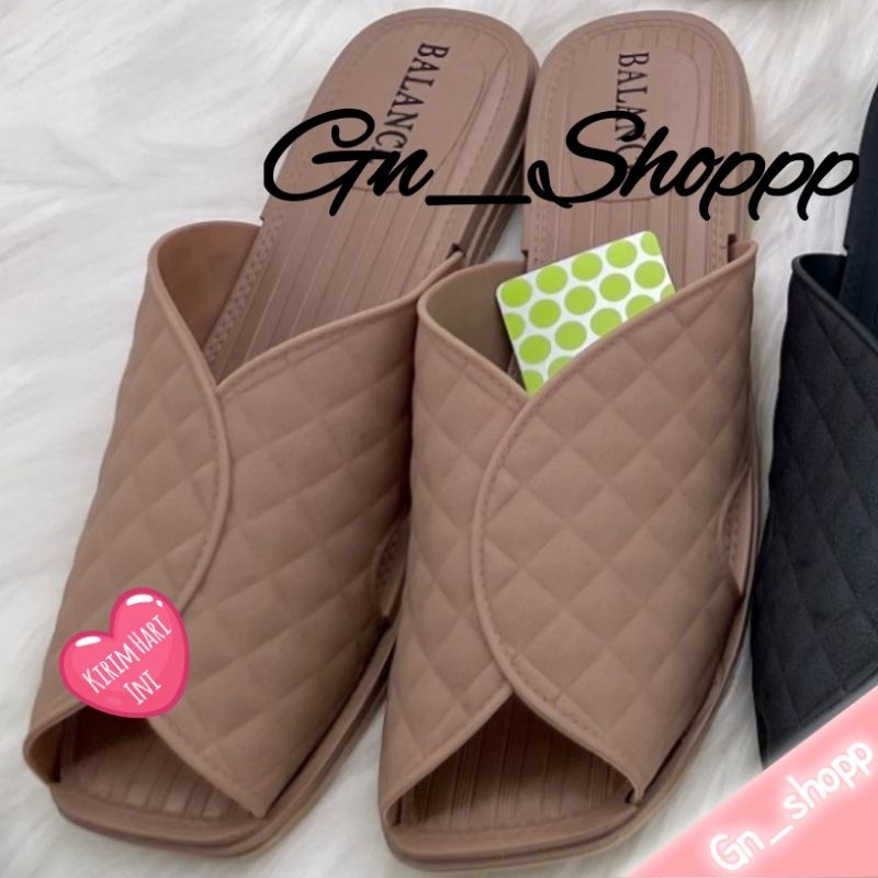 Sandal Wanita Slip on Jelly Import Terbaru Balance 2003-A3