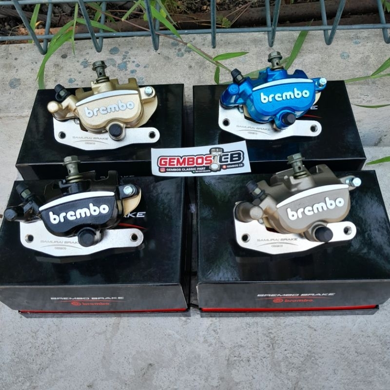 kaliper brembo import model nisn samurai kaliper kiri set bracket standart dan 260mm pnp matic honda