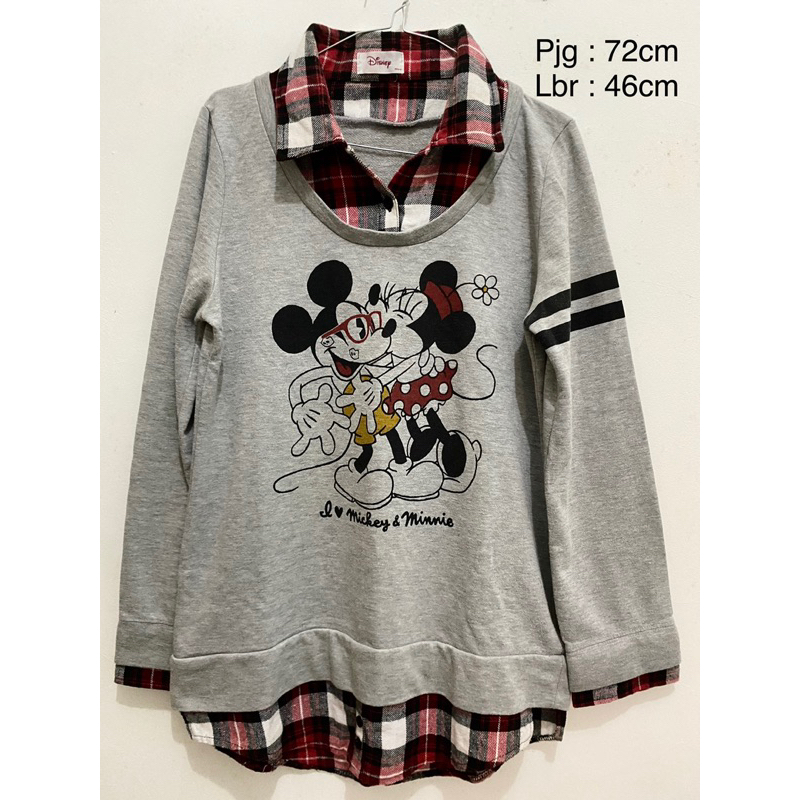 ala dress / tunik disney mickey mouse second