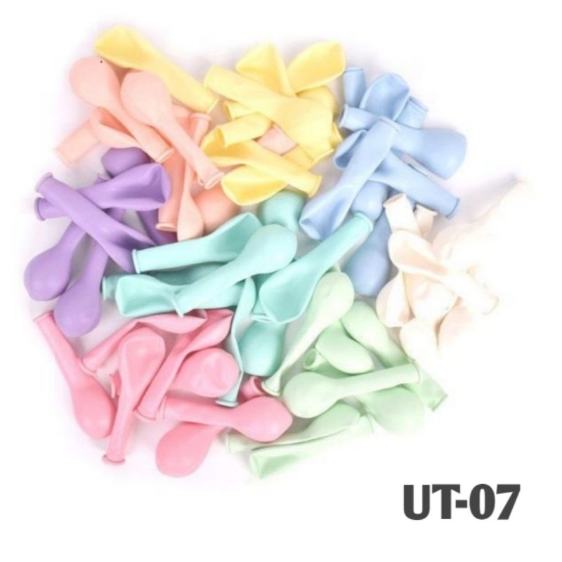 (/ 12PCS) Balon  Macaron 12 Inch Satuan / Balon Pastel 12 Inch / BALON LATEK ULTAH DOFF