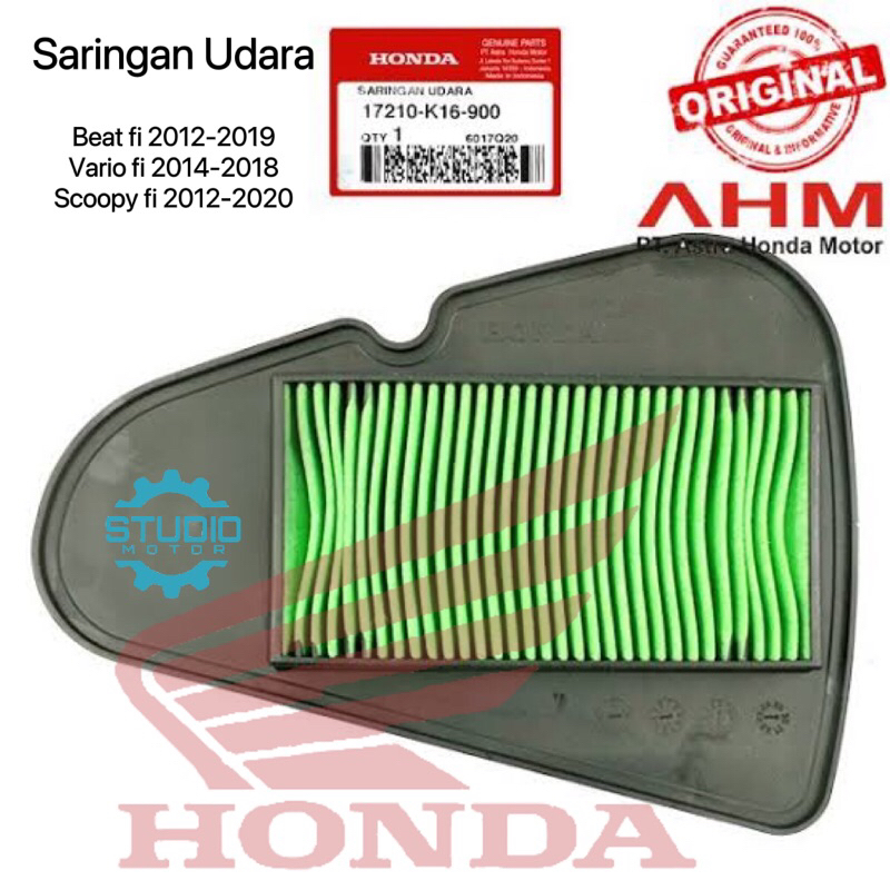 Saringan Filter Udara Beat FI ESP Scoopy FI ESP Vario 110 FI ESP Beat Pop Original HONDA / ASPIRA