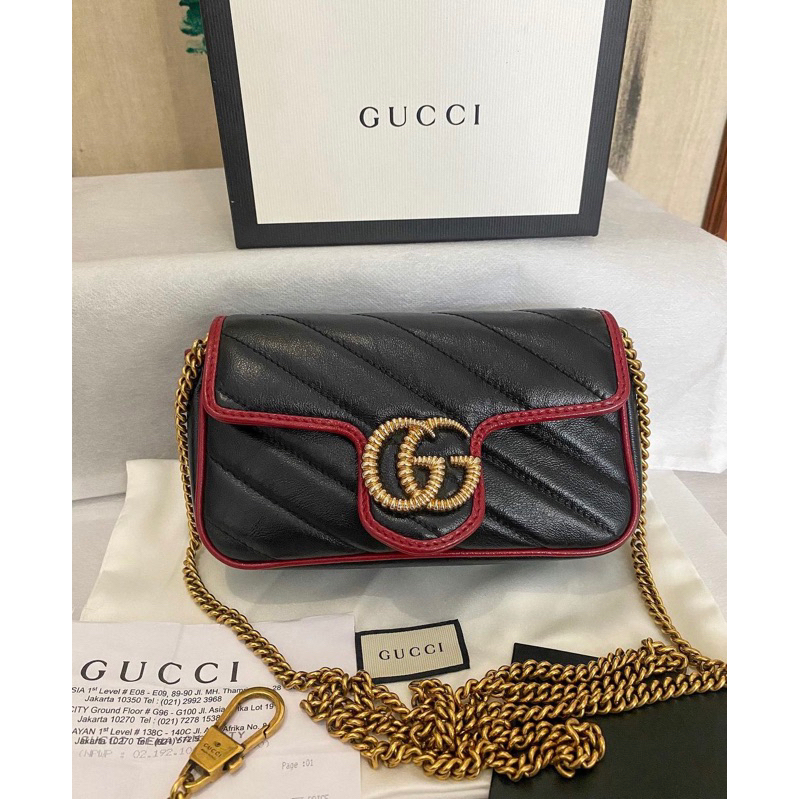 Gucci marmont original authentic asli
