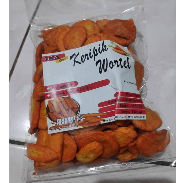 

✨READY Camilan Sehat Original - Keripik Wortel 100gr Camilan Ringan