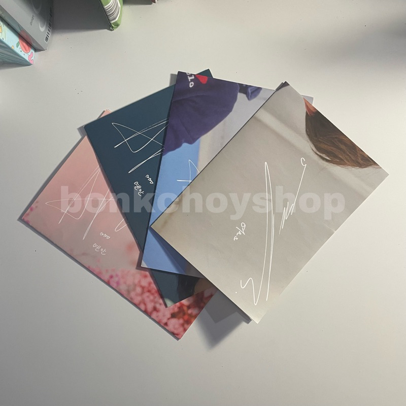 pentagon love or take member folded poster romantic mild sporty yanan yeoone