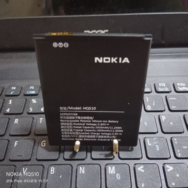 Batrai Nokia 2.2 HQ510 3000 mAh Model Nokia for  22 HQ 510 Batre Baterai Battery