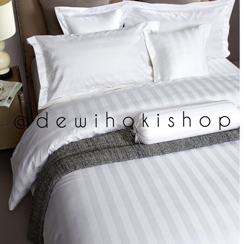 BEDCOVER HOTEL KATUN DOBBY TC 300 (tanpa sprei)