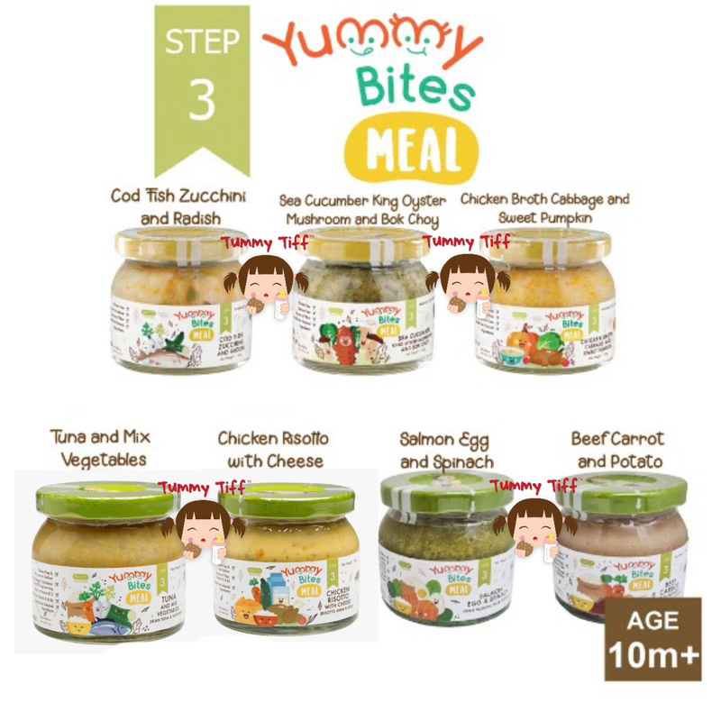 Yummy Bites Meal FREE BUBBLE WRAP Step 1 2 dan 3 yummy bites meals heinz jar  / yummybites