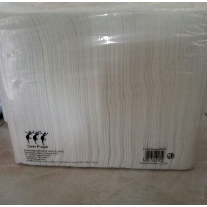 TISSU WAJAH PULP 650 GRAM 2 PLY DEWI PUSPA / FACIAL TISSU / TISSUE