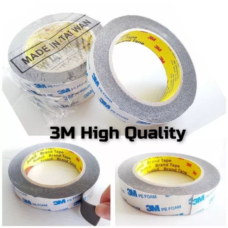 

DOUBLE TAPE 3M PE FOAM/ISOLASI/BB BUSA 20MM X 4,5M HIGH QUALITY