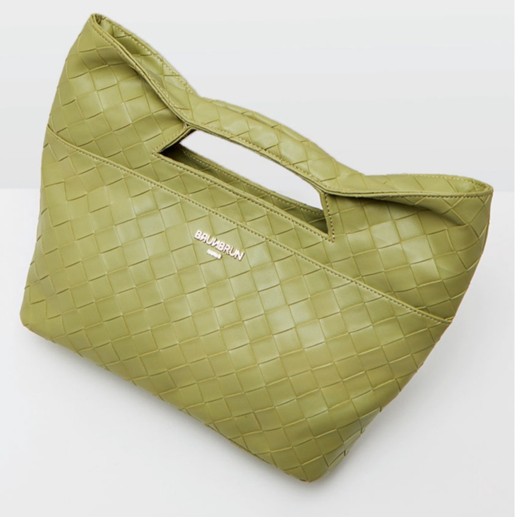TAS SELEMPANG WANITA  VIRAL BRUNBRUN  PARIS  CHAREY BOWLER GREEN  BT9073O2   MURAH