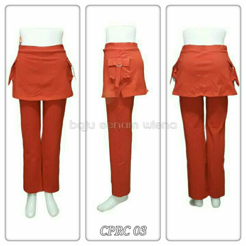 CELANA SENAM ROK KANTONG, CELANA SENAM ROK WANITA JUMBO
