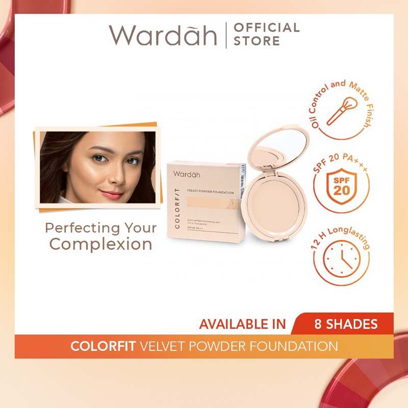 WARDAH COLORFIT VELVET POWDER FOUNDATION REFILL