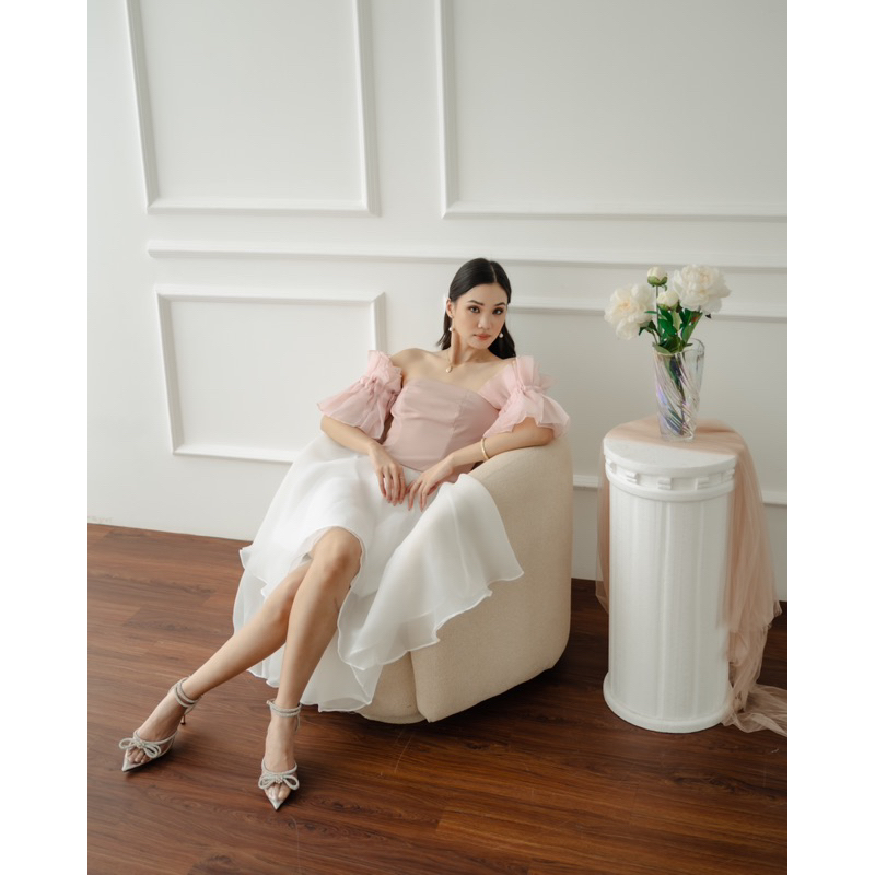 ALFE - Aster Top | Ruffle Sleeve Top