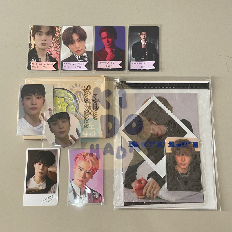 Jaehyun NCT127 Photocard pc official loveholic japan mirror kihno punch1st superm tour fire truck re