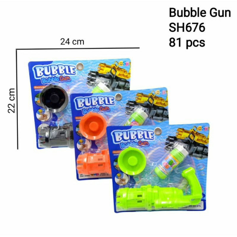 Mainan Bubble Gun Set terbaru/ mainan terbaru/ SH 676