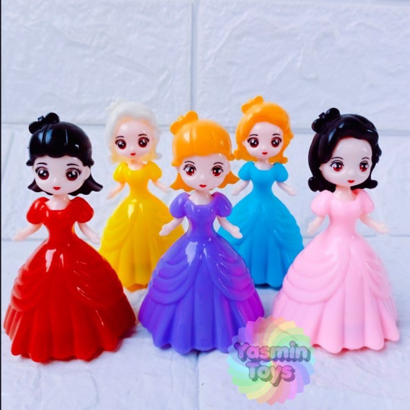 action figure princes + aksesoris / boneka princess / hiasan bolu kue ultah / souvenir / mainan murah