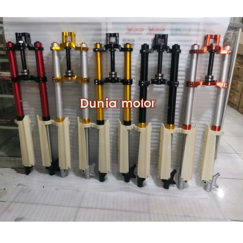 Up Side Down / USd Klx D tracker SCARLET full CNC anti karat komstir bambu ukuran 45x900mm - Shock D