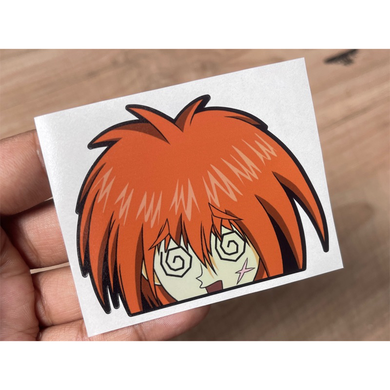 

Stiker Samurai X Kenshin Ngintip Muka Konyol