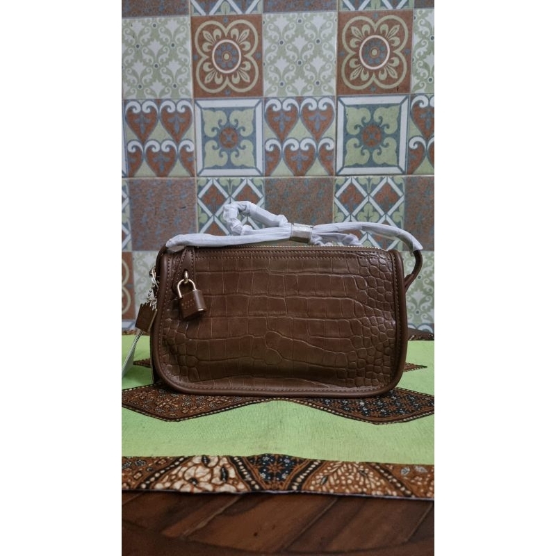 tas slempang wanita royal cuir croco