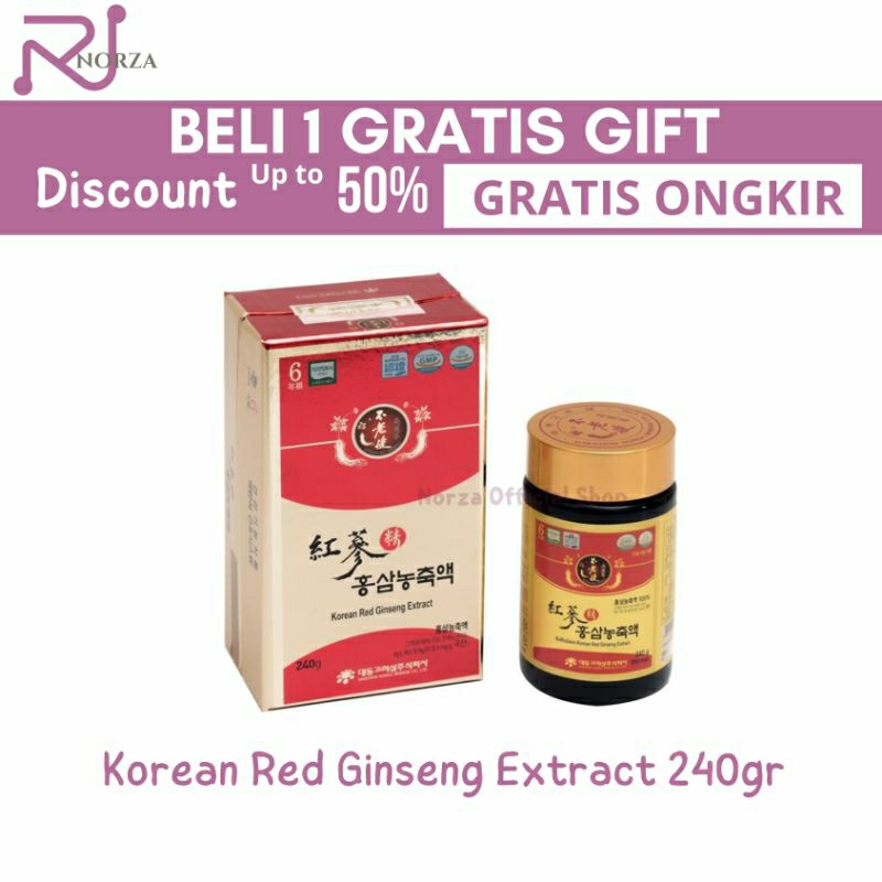 

Promo ! Korean Red Ginseng Extract 100% 240gram