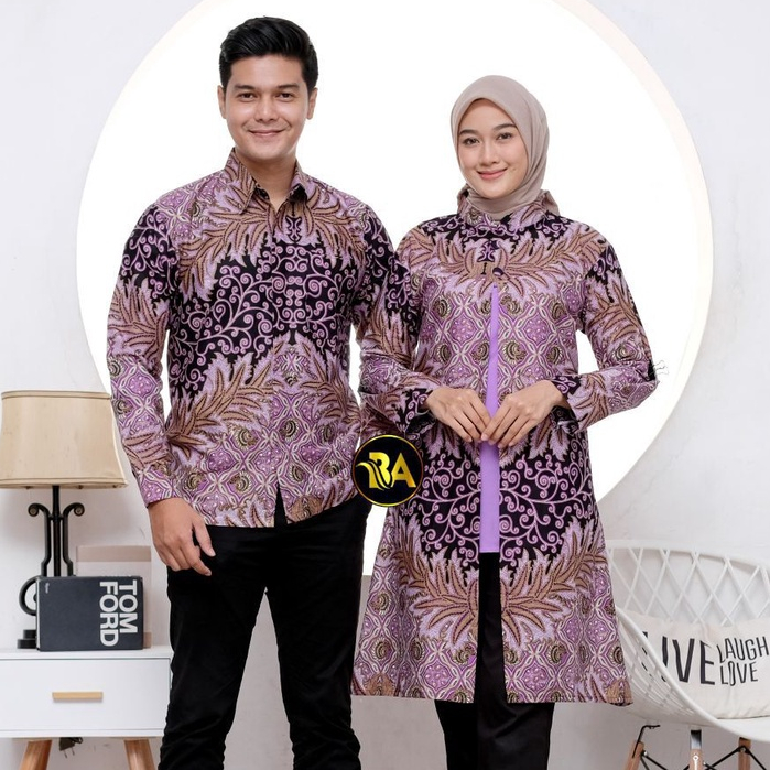 Batik Couple Modern Tunik Batik Wanita Atasan Batik Kerja Wanita Kantor