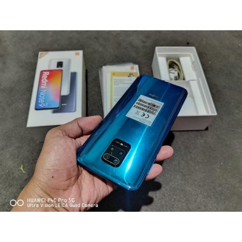 Redmi Note 9 Pro 8/128gb fulset mulus blue aurora