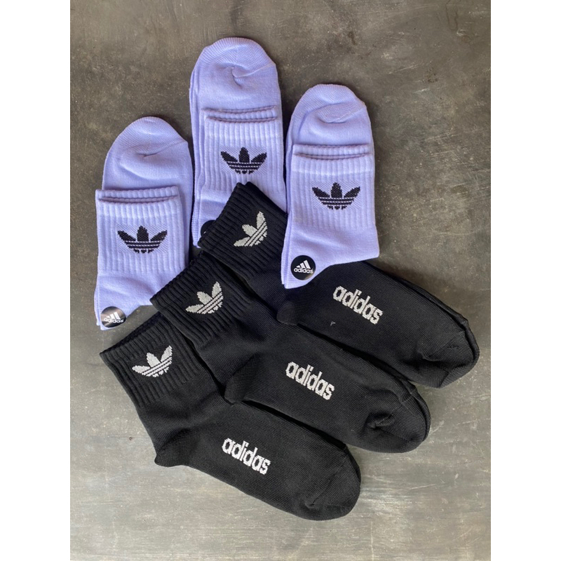 Kaos Kaki Olahraga Adidas Socks Atas Mata Kaki Pria Wanita