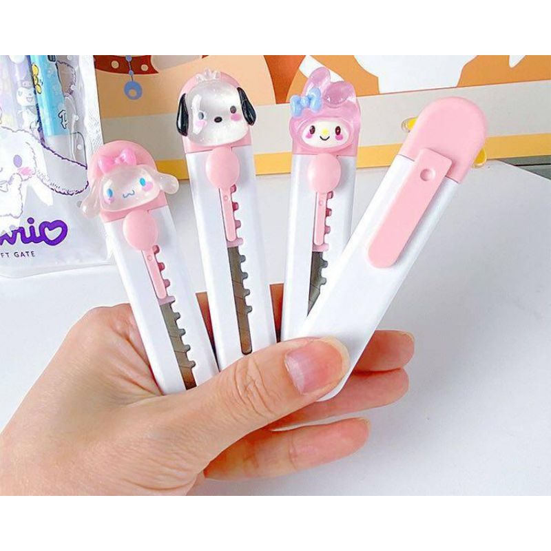 Cutter Mini Shape Cutter Kecil for School and Art Safety Cutter cutter mini lucu