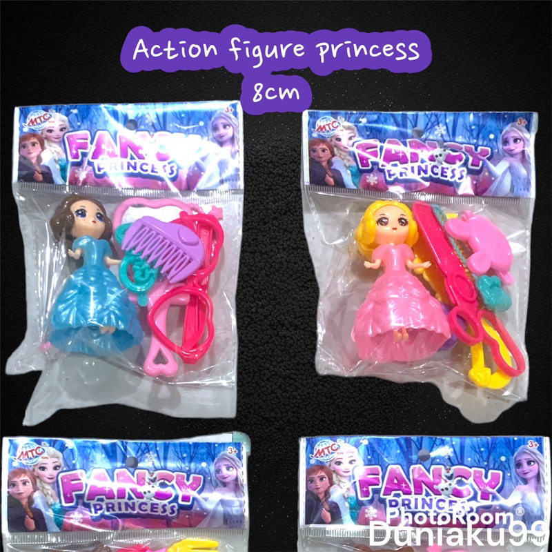 action figure princes + aksesoris / boneka princess / hiasan bolu kue ultah / souvenir / mainan murah