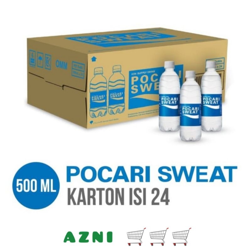 

POCARI SWEAT Ion Drink 1 Dus / Karton Sedang 500 ml x 24 Pcs