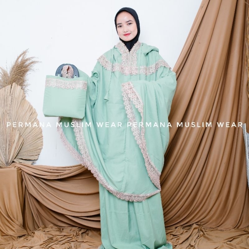 mukena dewasa Katun 2 in 1 Daily Kayla by Permana muslim wear