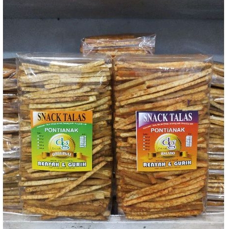 

Snack Talas DG Uk Besar Oleh-oleh Khas Pontianak KALBAR 250gram