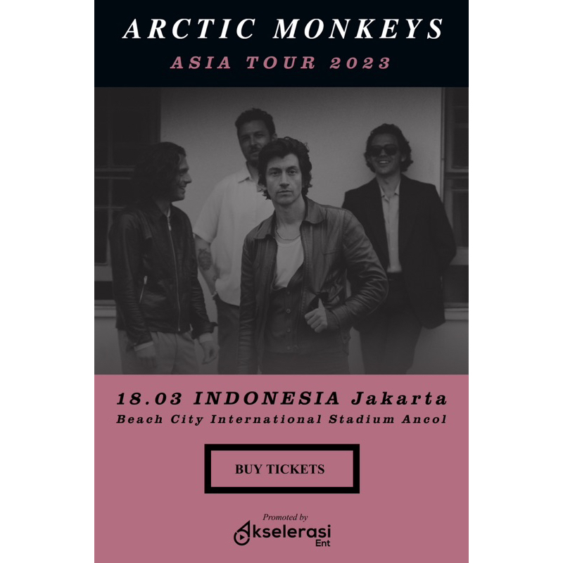 Arctic Monkeys Jakarta , 18 March 2023, Ticket Cat 1