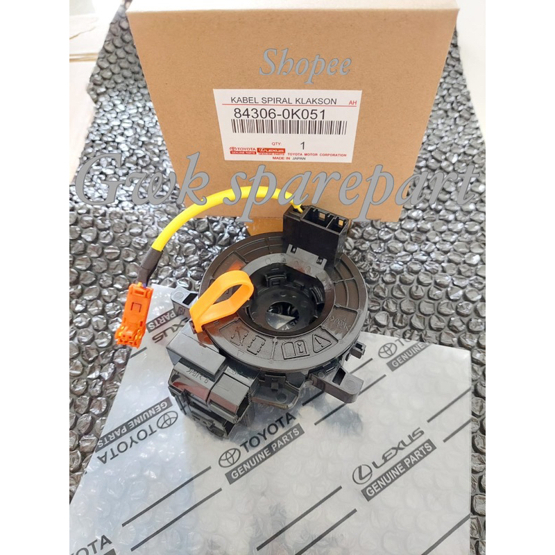 Cable kabel spiral klakson stir Toyota Yaris 2008-2015 Ori