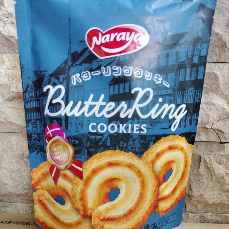 NARAYA BUTTER RING COOKIES 150 GRAM