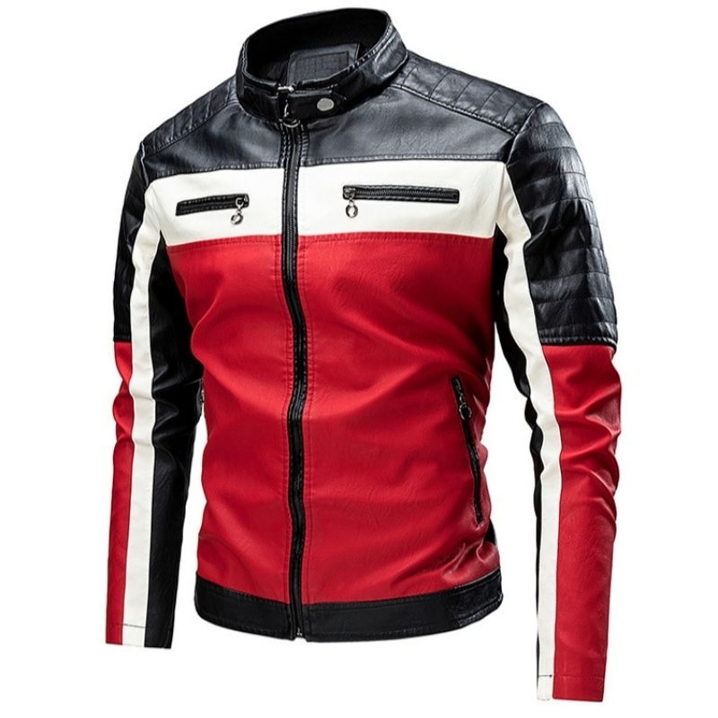 jaket kulit asli domba Garut/jaket kulit motor 100% kulit asli domba Garut