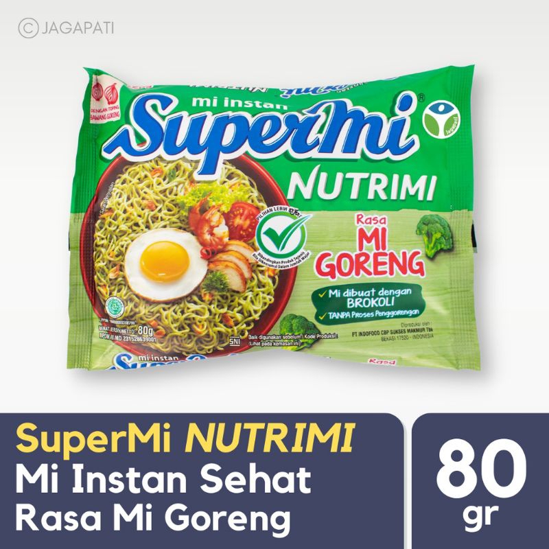 

Supermi NutriMi Mi Instan Goreng 80 gr