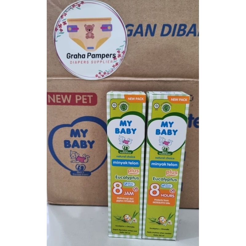 Minyak Telon MY BABY MINYAK TELON plus Eucalyptus 150ml / Zwitsal Switzal Minyak Telon Cajuput dan Coconut oil 100ml Murah