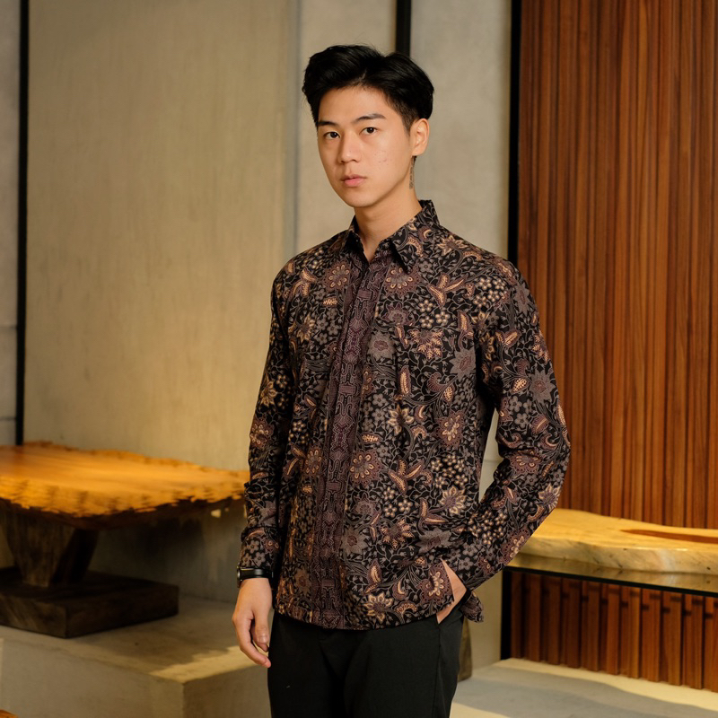 Batik Ayman - SATYA | Baju Kemeja Batik Pria Katun Solo Halus